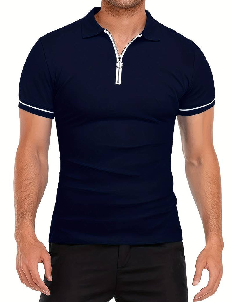 Camisa Polo - Gola com Zíper Respirável
