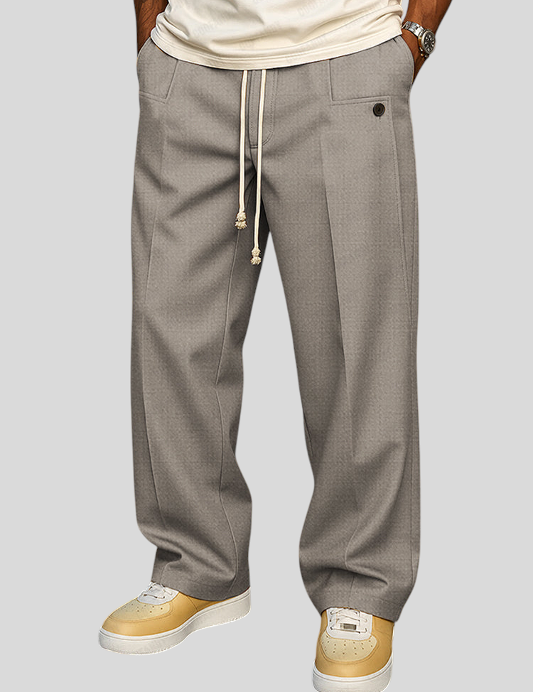 Edgar - Calças Masculinas Elegantes com Corda