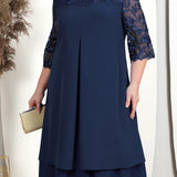 Madalena - Vestido Casual Bordado