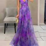 Gisele | Maxi Vestido Encantador com Padrão Floral