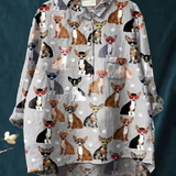 Isabel | Blusa com Motivo de Chihuahua