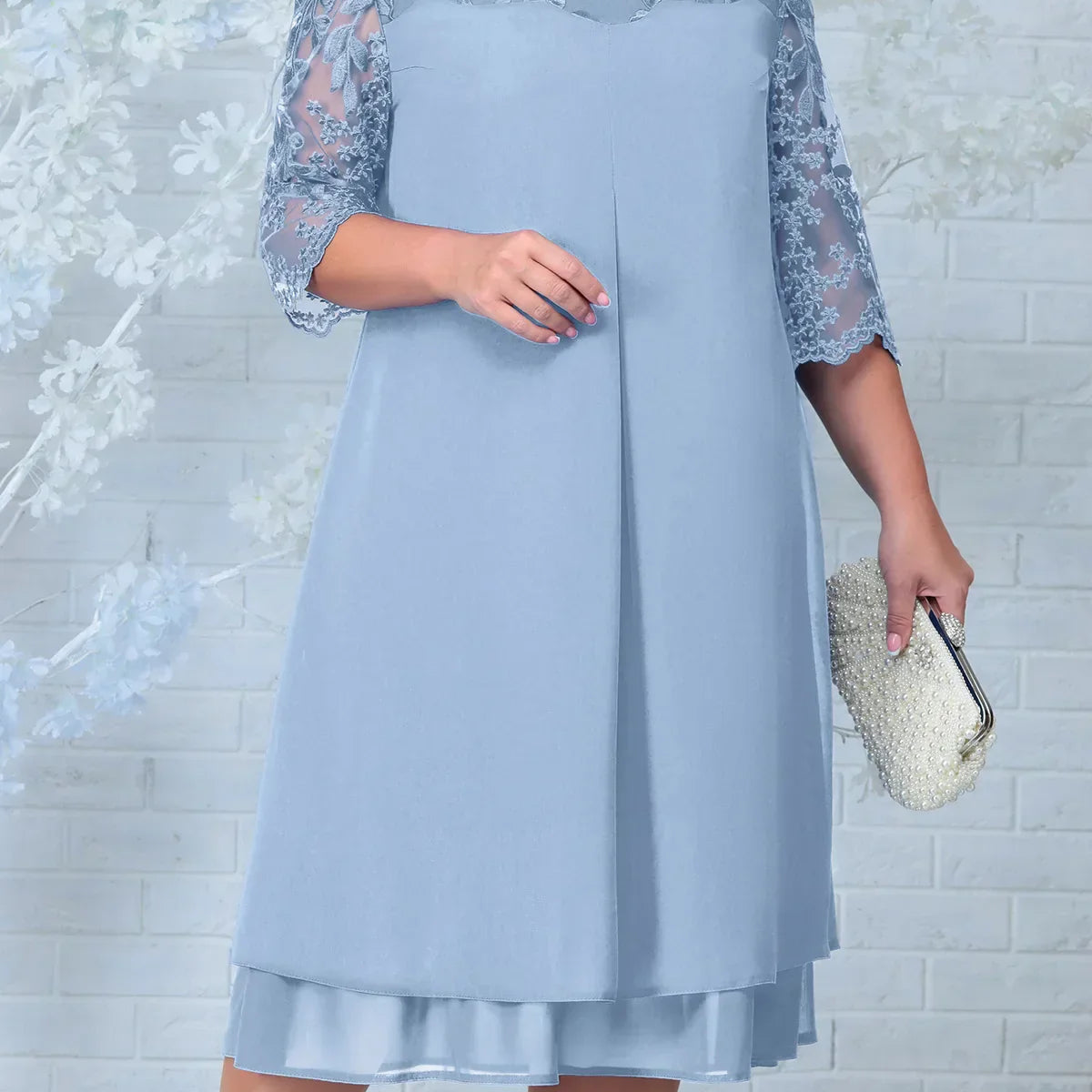 Madalena - Vestido Casual Bordado