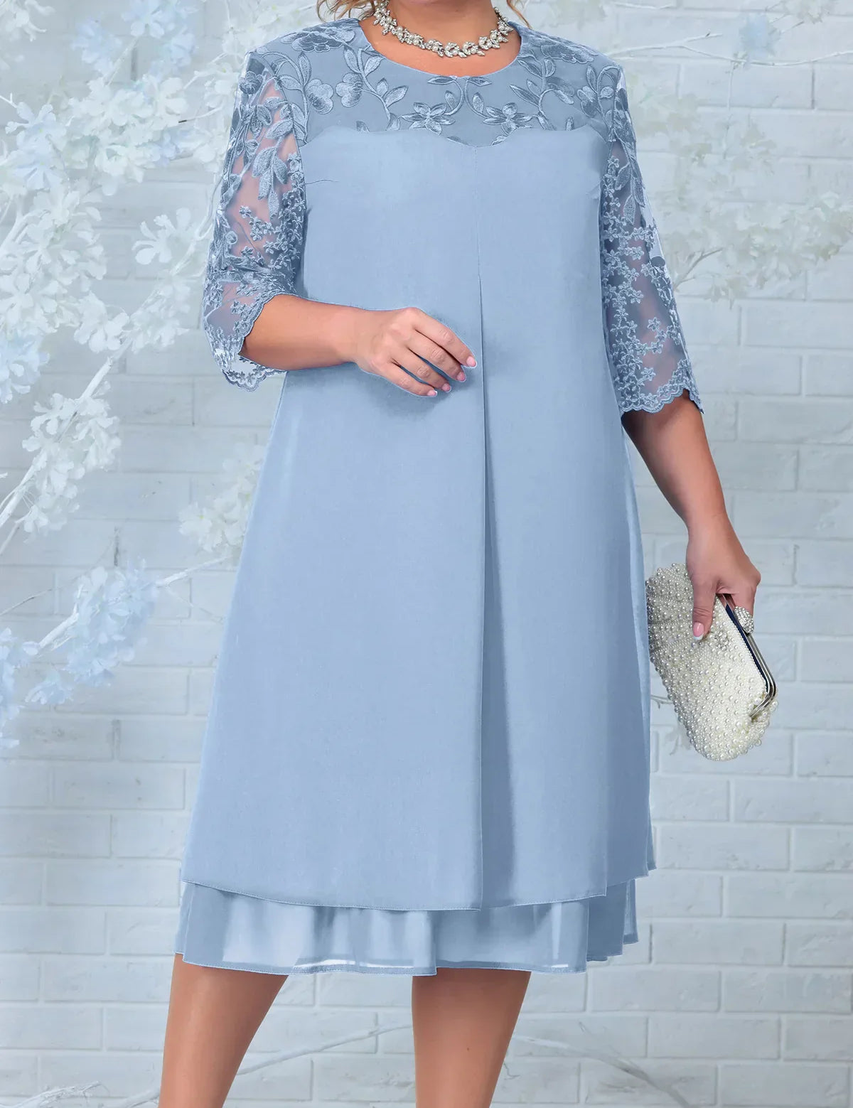 Madalena - Vestido Casual Bordado