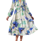 Carolina | Vestido Feminino com Padrão Floral