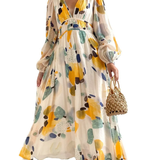 Carolina | Vestido Feminino com Padrão Floral