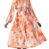 Carolina | Vestido Feminino com Padrão Floral