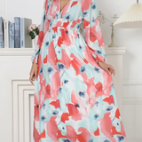 Carolina | Vestido Feminino com Padrão Floral