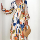 Carolina | Vestido Feminino com Padrão Floral