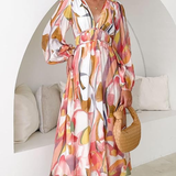 Carolina | Vestido Feminino com Padrão Floral