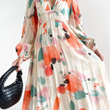 Carolina | Vestido Feminino com Padrão Floral
