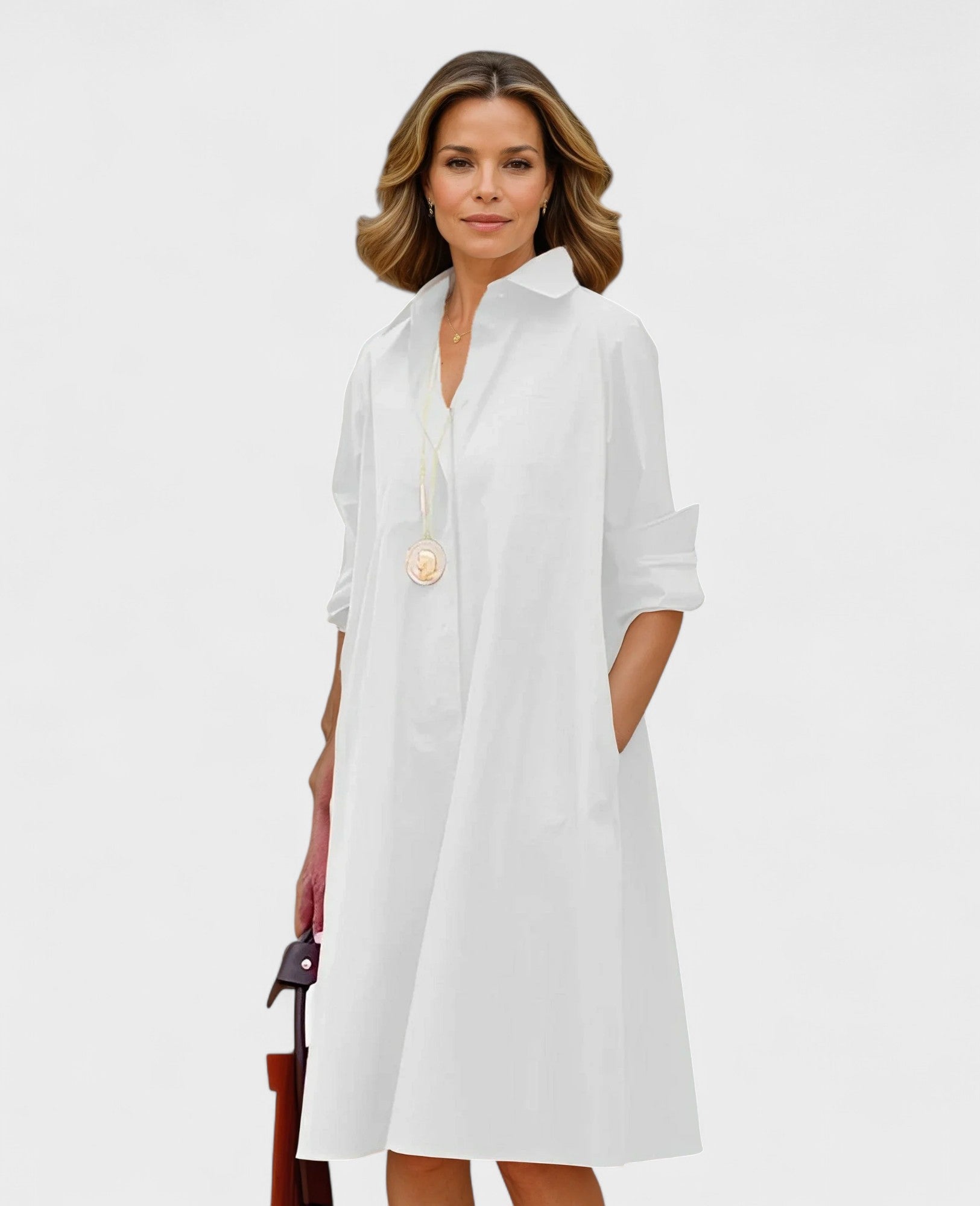 Cárla – Vestido Preto com Bolsos