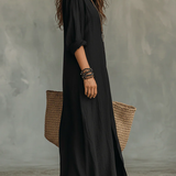 Soline | Vestido Maxi com Botões