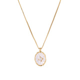 Madalena | Colar Madrepérola Dourado