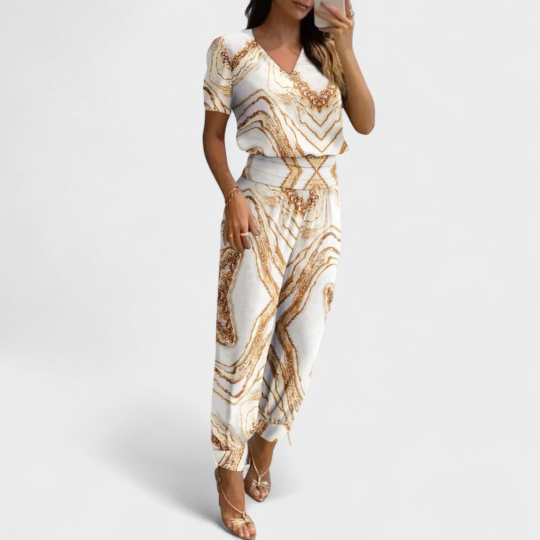 Margarida - Macacão elegante para senhora