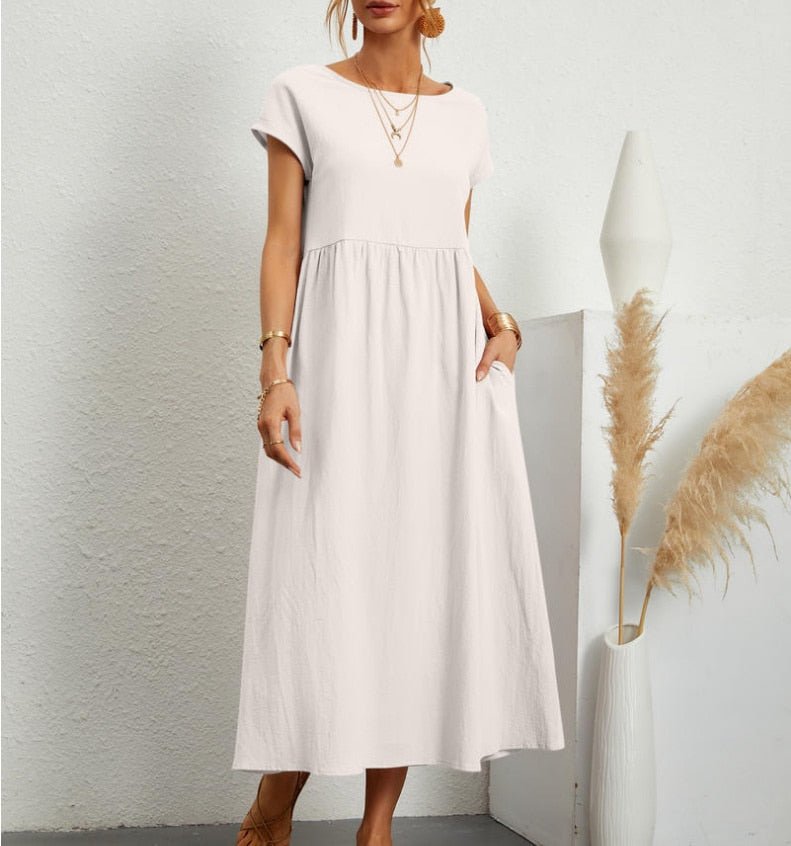 Cátia - Vestido Elegante de Primavera