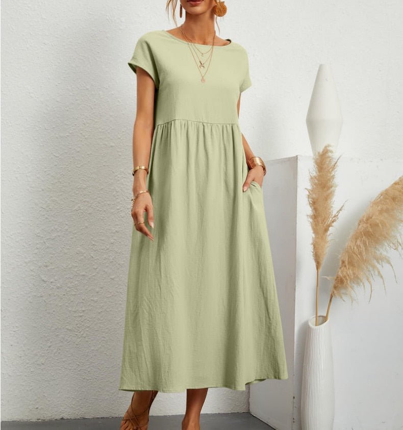 Cátia - Vestido Elegante de Primavera