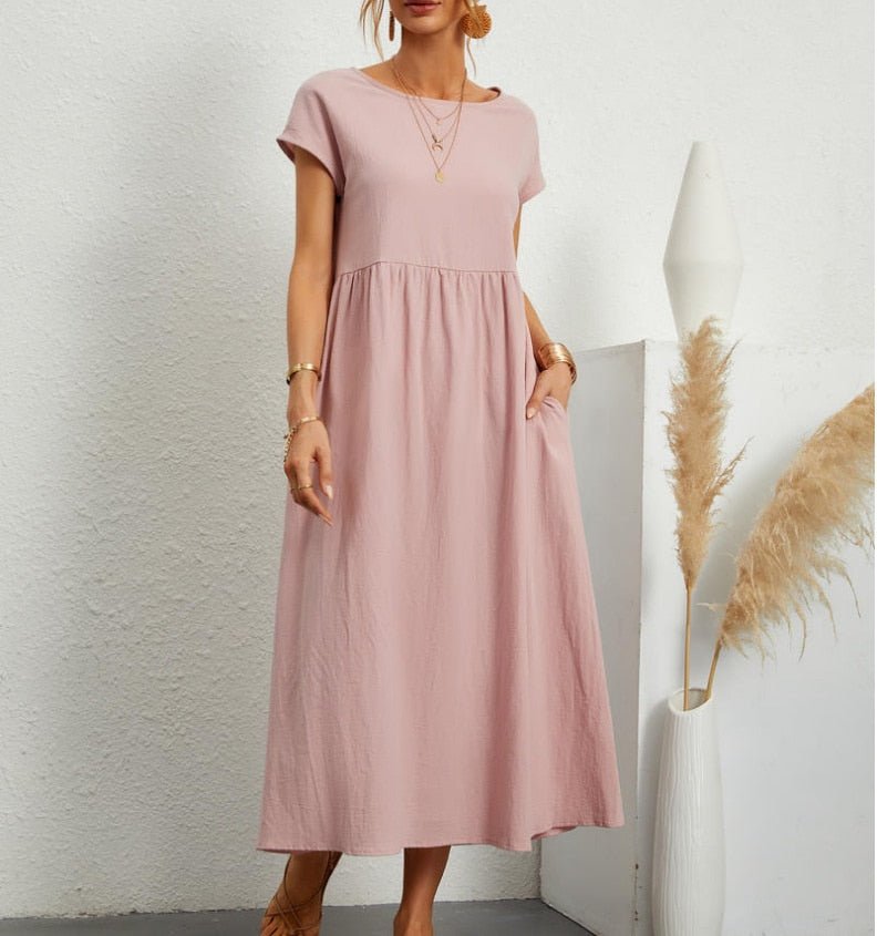 Cátia - Vestido Elegante de Primavera