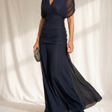 Amélia | Vestido Azul Elegante