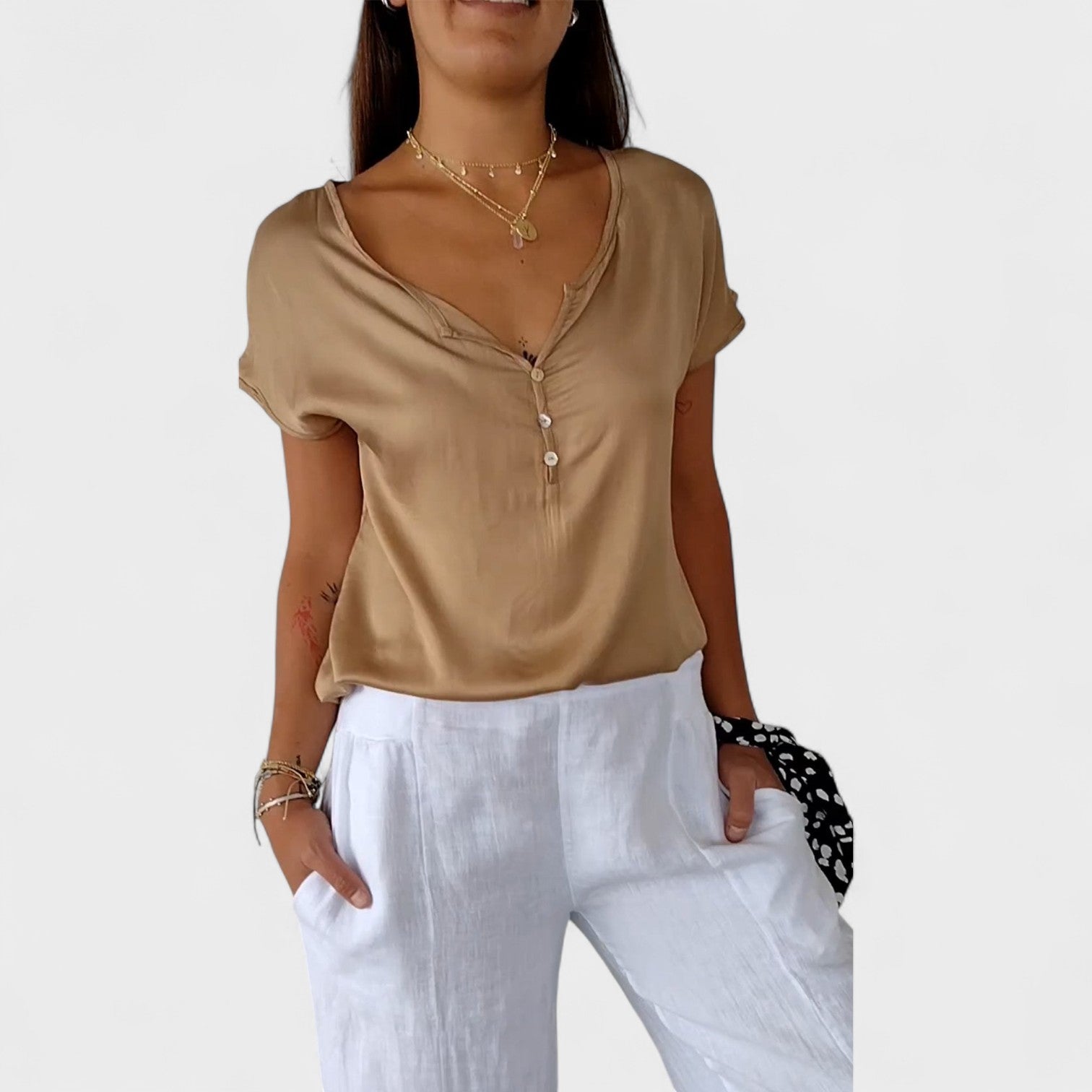 Juliana - Blusa de verāo confortável