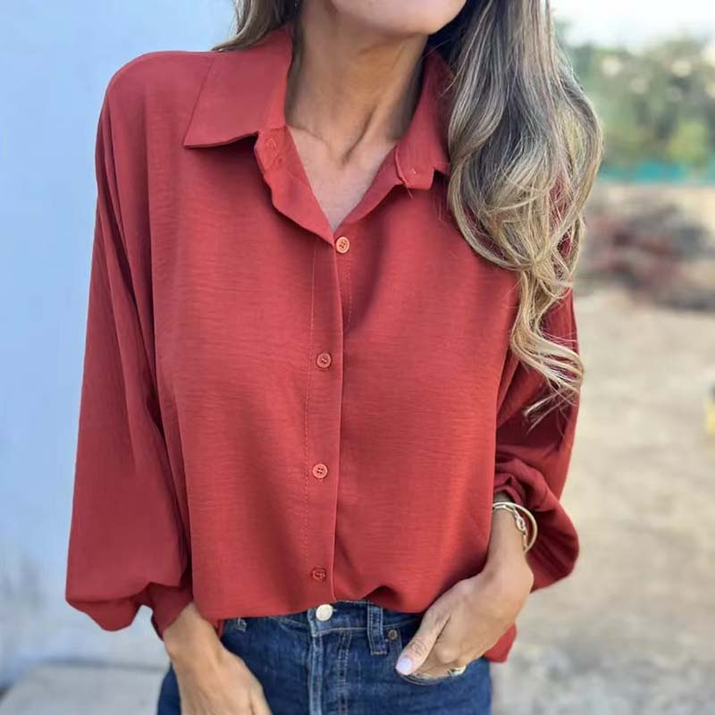 Camisa de Manga Larga com Toque Suave